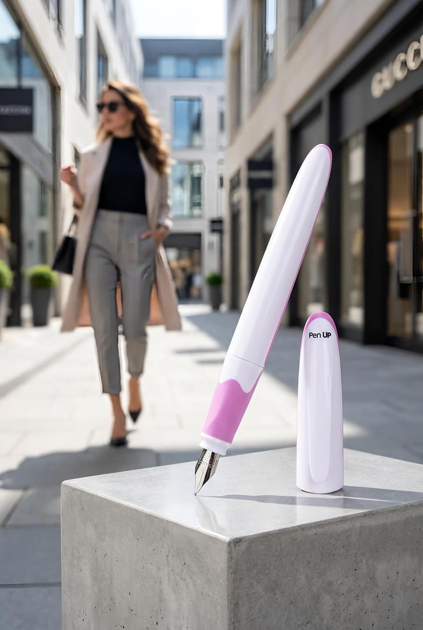CETUS - Shark - White Pink - Fountain Pen