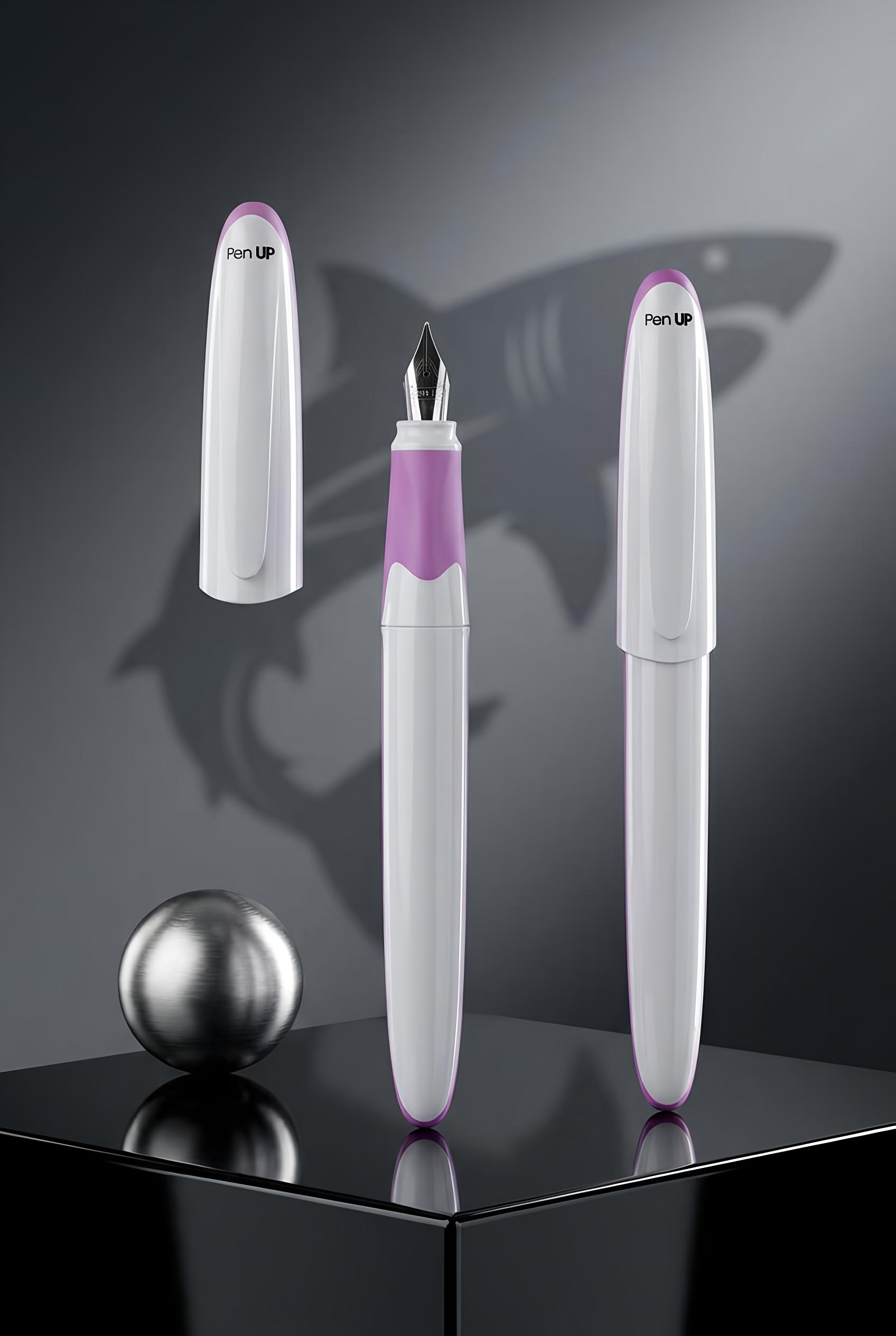 CETUS - Shark - White Pink - Fountain Pen