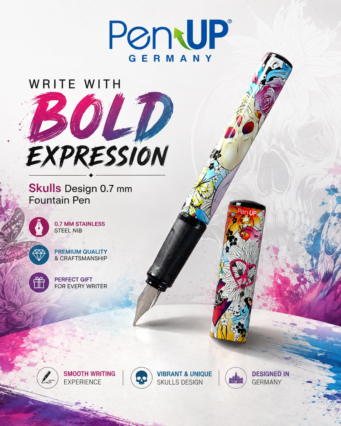Spirit - Skulls - Fountain Pen