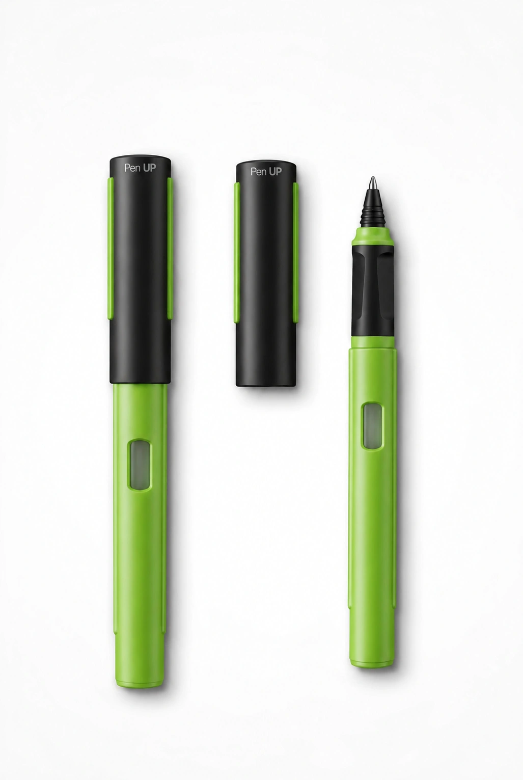 Fricky - Light Green - Black - Roller ball Pen.