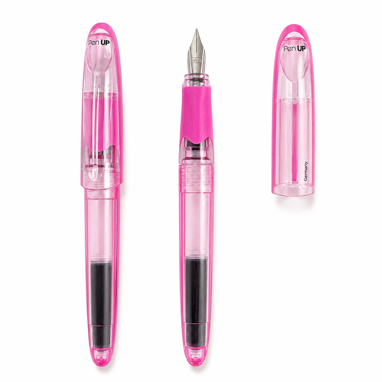 Cetus - Shark - Fuchsia Transparent - Fountain Pen