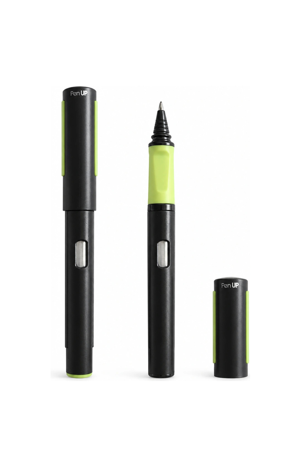 Fricky - Black - Neon Green - Roller Ball Pen