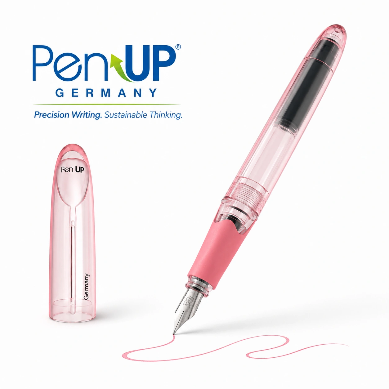 Cetus - Shark - Pink Transparent - Fountain Pen