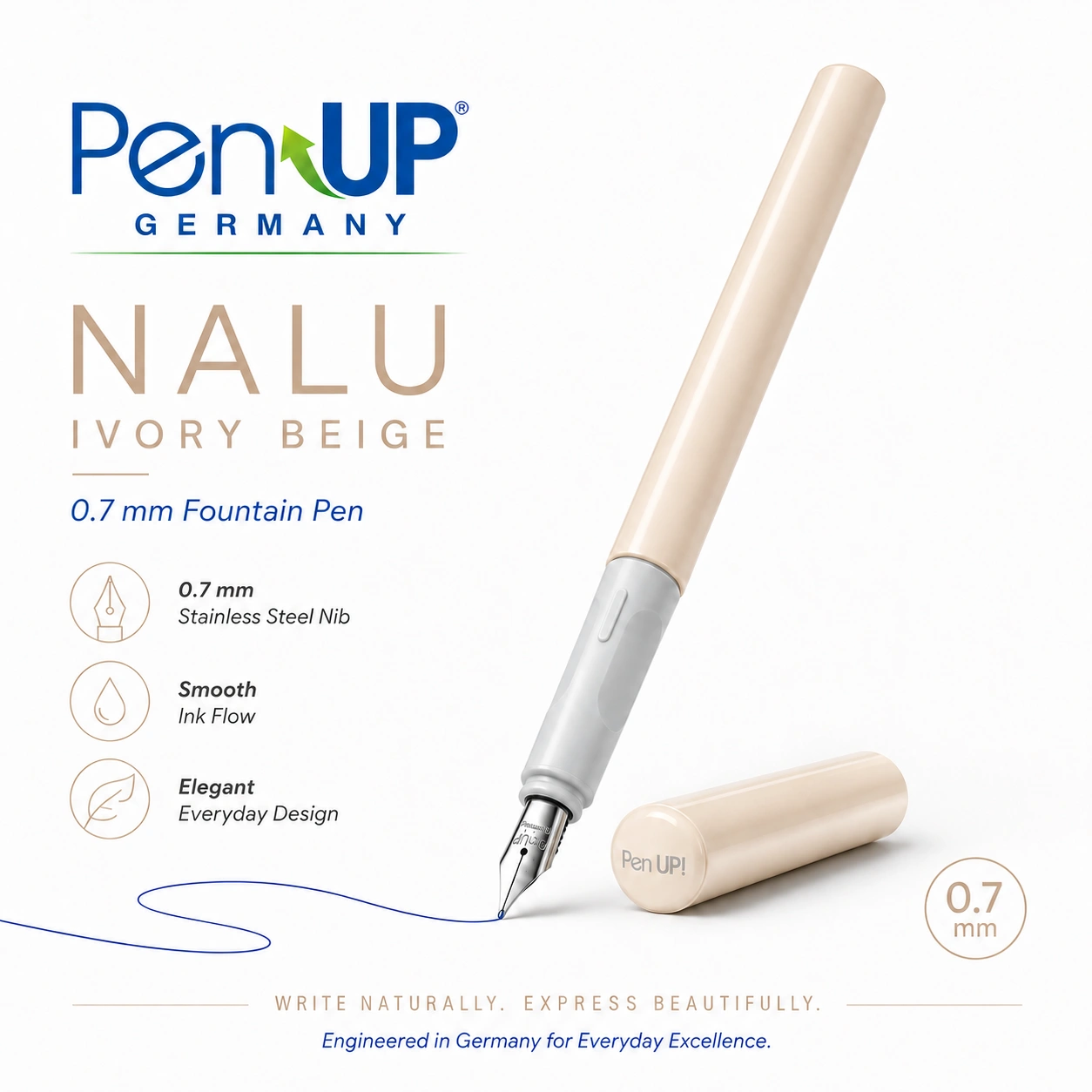NALU - Ivory Beige - Fountain Pen