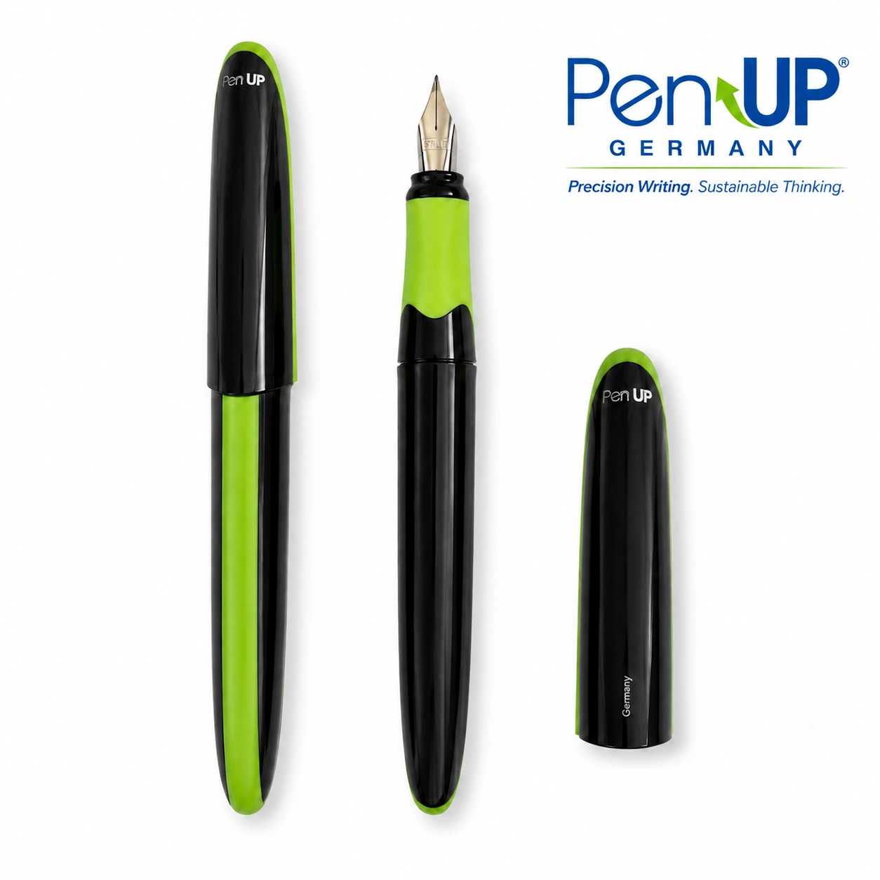 Cetus - Shark - Black Neon Green - Fountain Pen